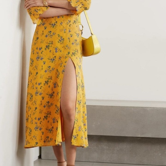NWT Reformation Carolena Dress in Volare, Size 0